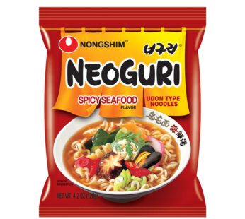 20RPNS020 Nongshim, Pack Neoguri Udon Spicy Seafood 4.2oz (16Packs) SRP3.99