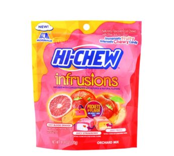 50HGMR060 Infrusions, Hi Chew Bag  Orchard Mix, Morinaga 4.23oz (7Bags) SRP5.99