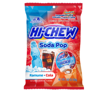 50HGMR006 Soda Pop, Hi Chew Bag, (Ramune & Cola), Morinaga 2.82oz (6Bags) SRP3.99