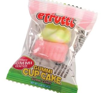 60CTEF002 Efrutti, Gummi Cupcakes 0.28oz (60Packs) SRP0.29