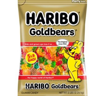 50HGHR009 Haribo, Gold Bear 5oz (12Bags) SRP2.99