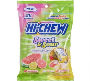 50HGMR004 Sweet & Sour Mix, Hi Chew Bag (Watermelon, Lemon, Grapefruit), Morinaga 3.17oz (6Bags) SRP3.99