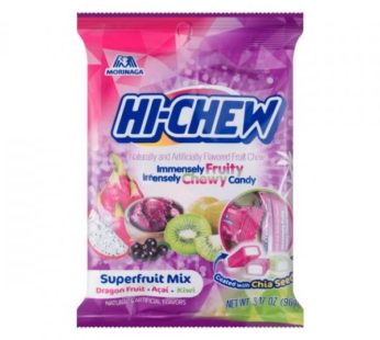 50HGMR007 Morinaga, Hi Chew Bag Superfruit Mix (Dragin Frui, Acai, Kiwi) 3.17oz (6Bags) SRP3.99