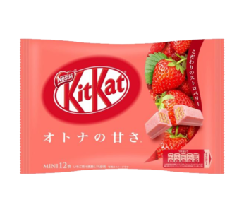 30CHNS002 Nestle KitKat Biscuit Strawberry 4.78oz (12Packs) SRP14.59