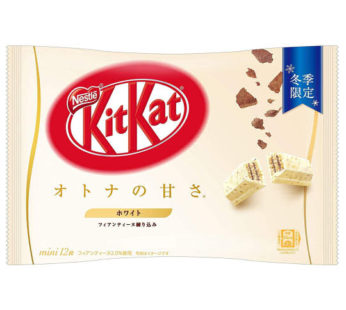30CHNS010 Nestle, Kitkat White Salt Mini Biscuit 4.5oz (12Packs) SRP14.59