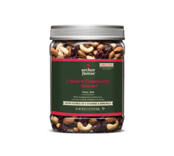 Unsalted Cashew Cranberry Almond Trail Mix