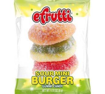 Efrutti, Gummi Mini Sour Burger 0.32oz