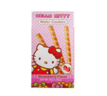 Hello Kitty, Wafer Cookies Strawberry 1.76oz