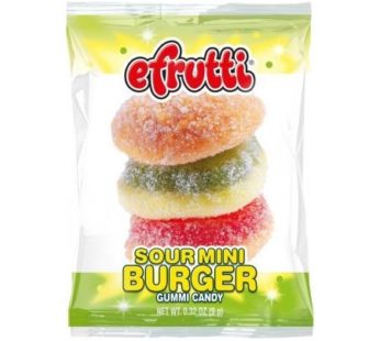 Efrutti, Gummi Mini Sour Burger 0.32oz
